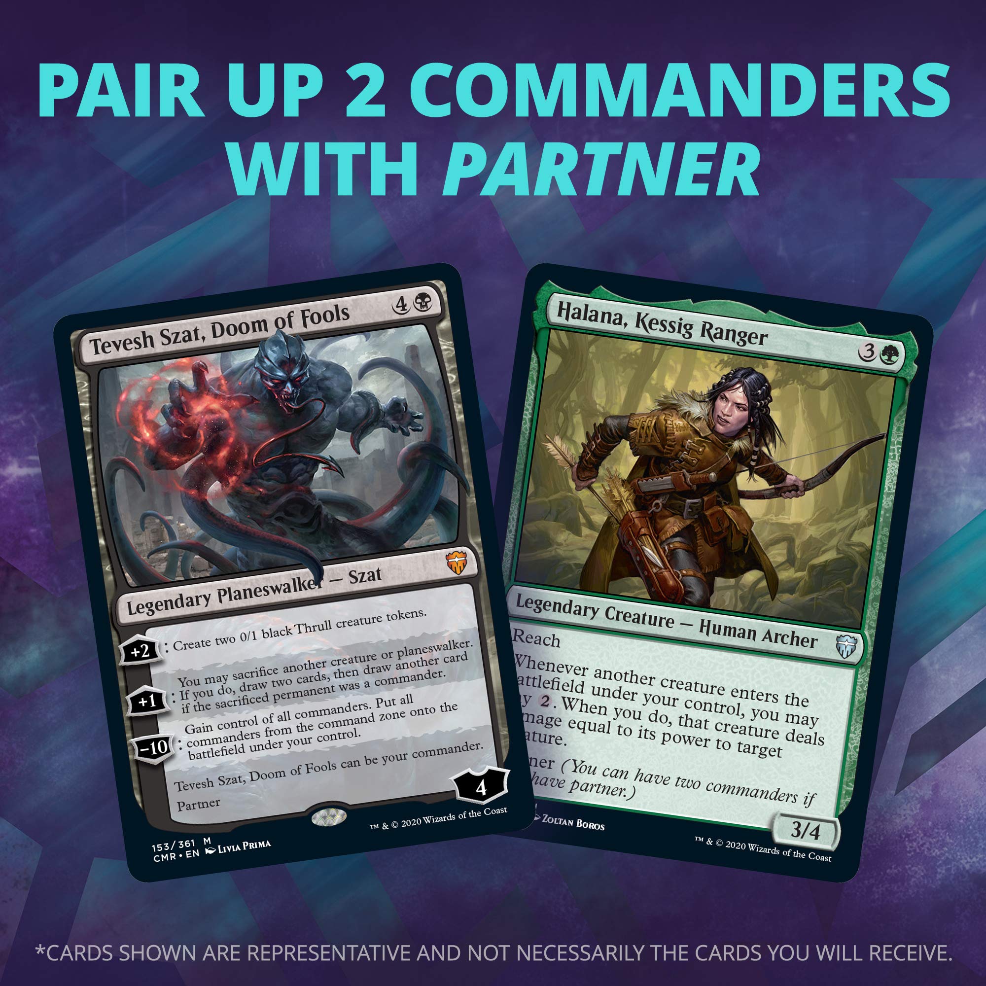 Magic: The Gathering Commander Legends 3-Booster Draft Pack | 60 Cards | 2 Legends Per Pack