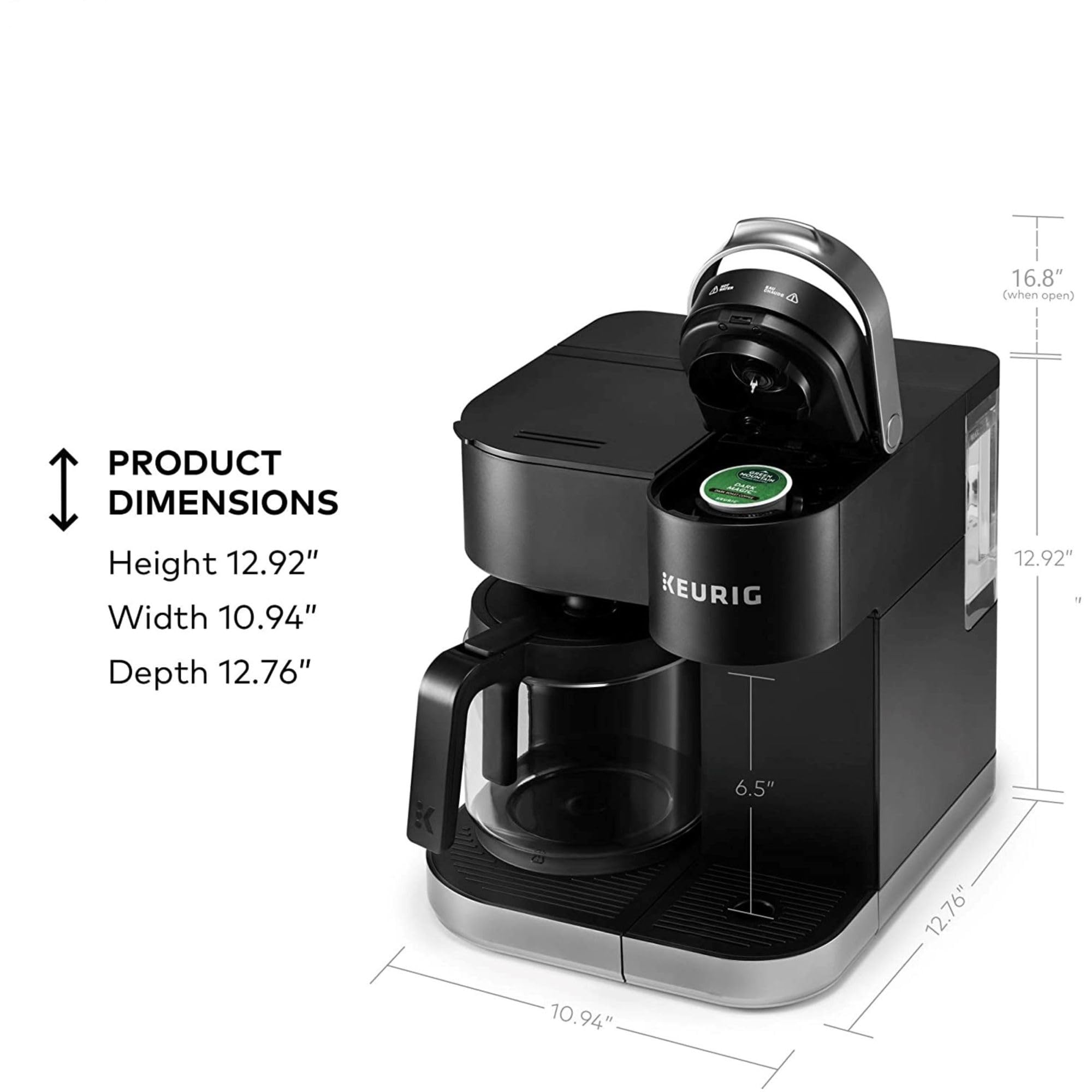 Keurig K-Duo Single Serve K-Cup Pod & Carafe Coffee Maker
