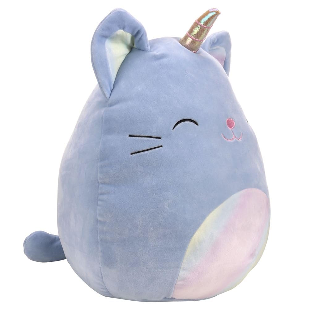 Squishmallows Official Kellytoy Plush 16" Courtney The Lavender Caticorn- Ultrasoft Stuffed Animal Plush Toy