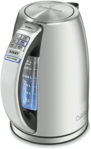 Cuisinart PerfecTemp 1.7-Liter Electric Kettle Cordless Electric Tea Kettle