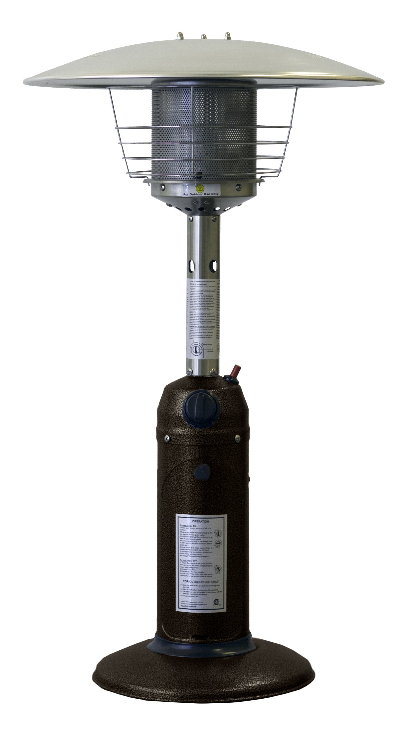 Hiland HLDS032-B Portable Table Top Patio Heater, 11,000 BTU