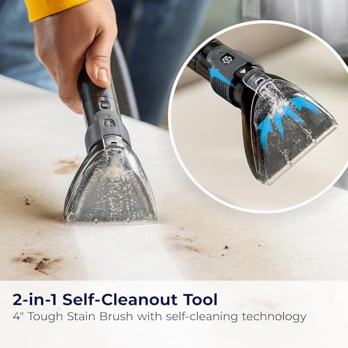 BISSELL TurboClean, Upright Carpet Cleaner, Pro Max Clean & Protect + Oxy Urine Eliminator Formula Included