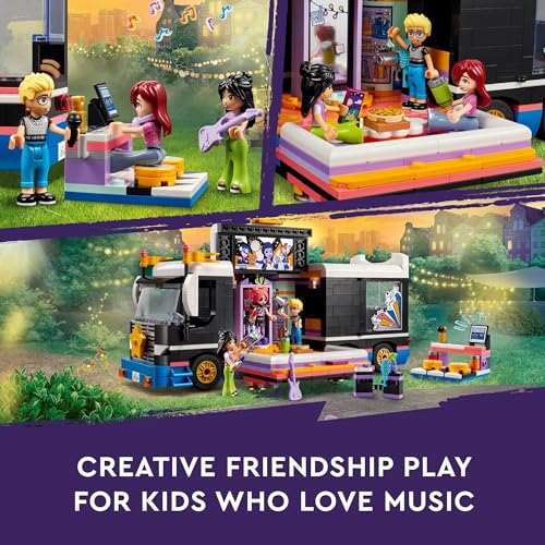 LEGO Friends Pop Star Music Tour Bus 42619