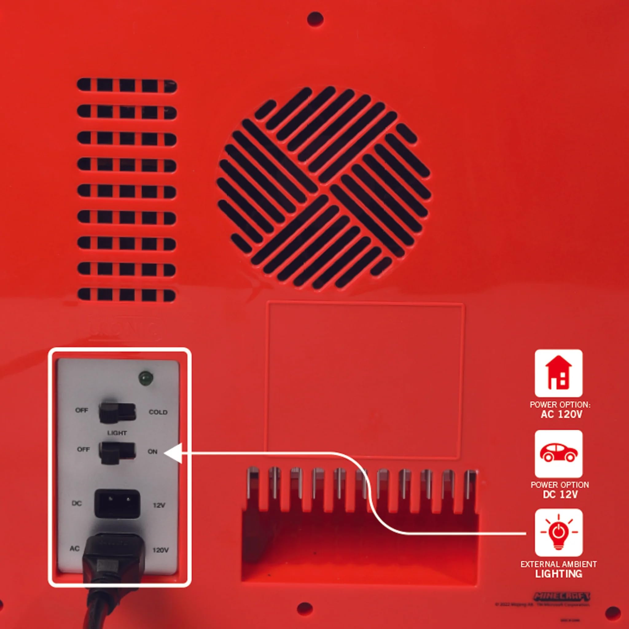 Minecraft Mini Refridgerator TNT Block 9 Can Fridge