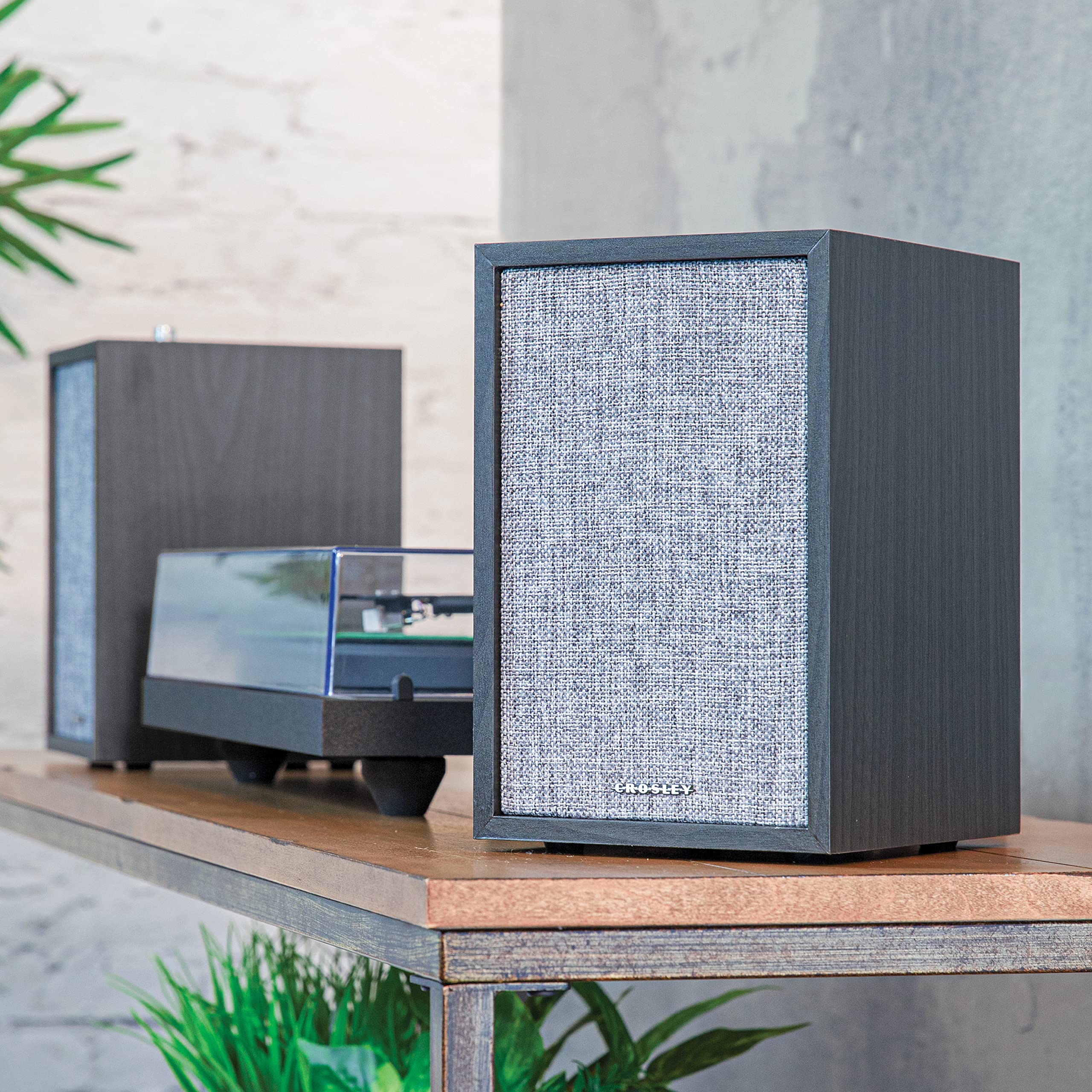Crosley S200A 4" Active Powered Bluetooth Stereo Speakers