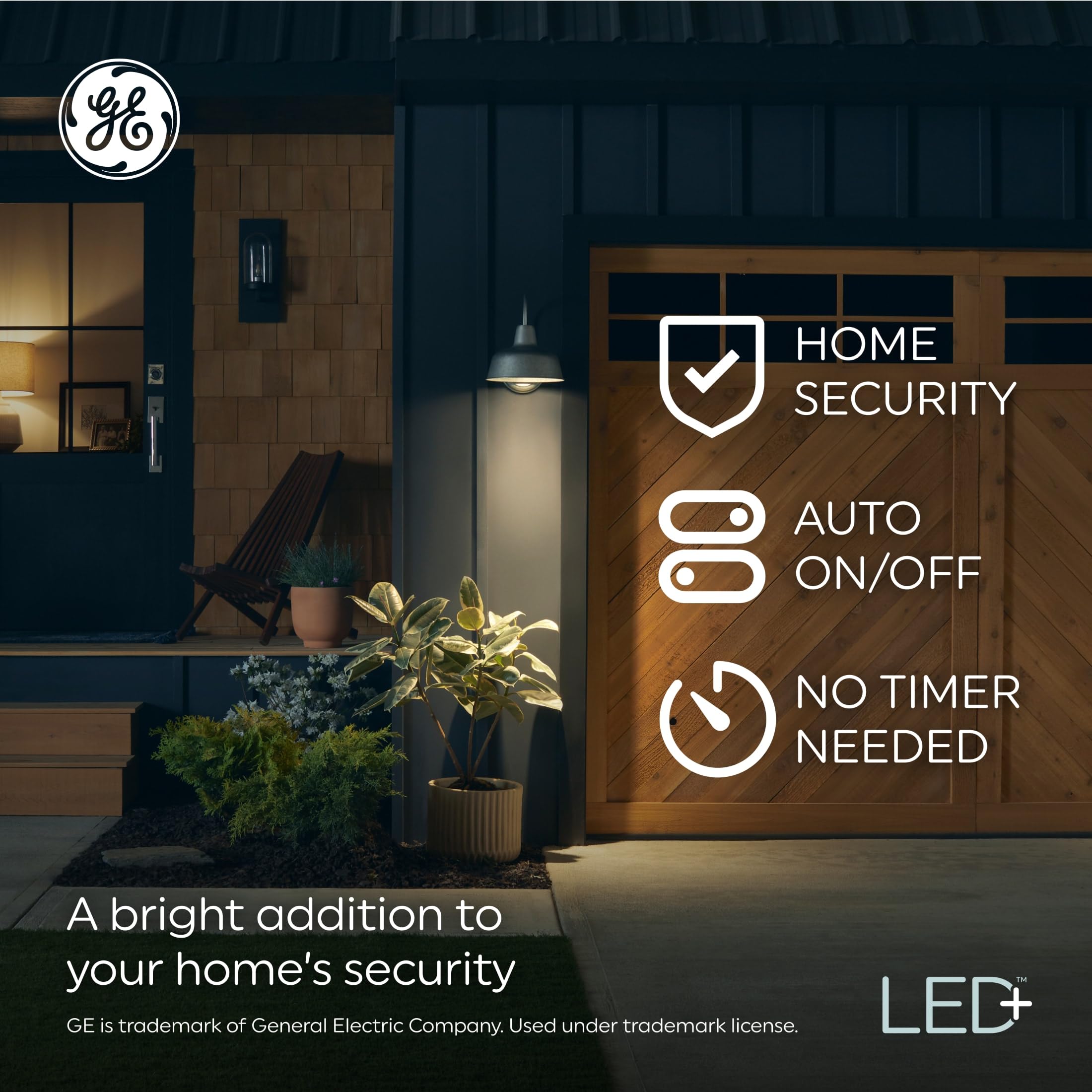 GE LED+ CA11 Dusk to Dawn LED Light Bulbs