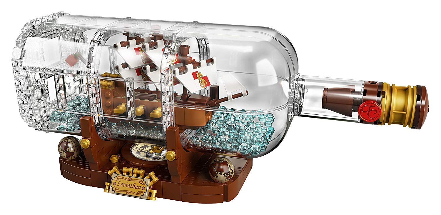 LEGO 21313 Ideas Ship in Bottle Construction