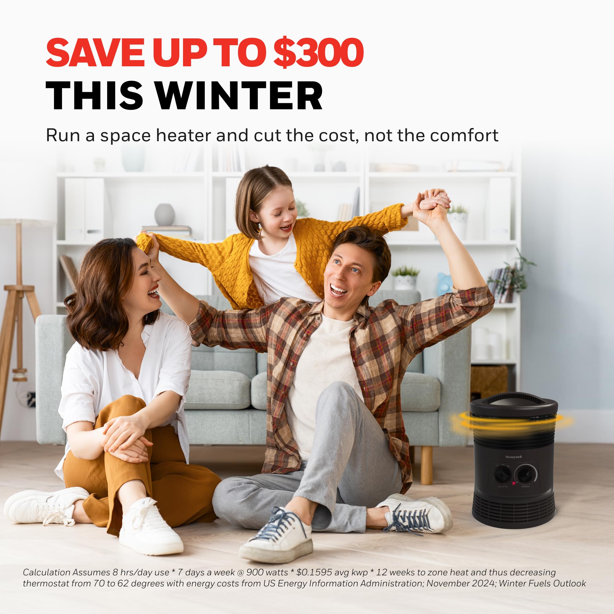 Honeywell HHF360V 360 Degree Surround Fan Forced Heater