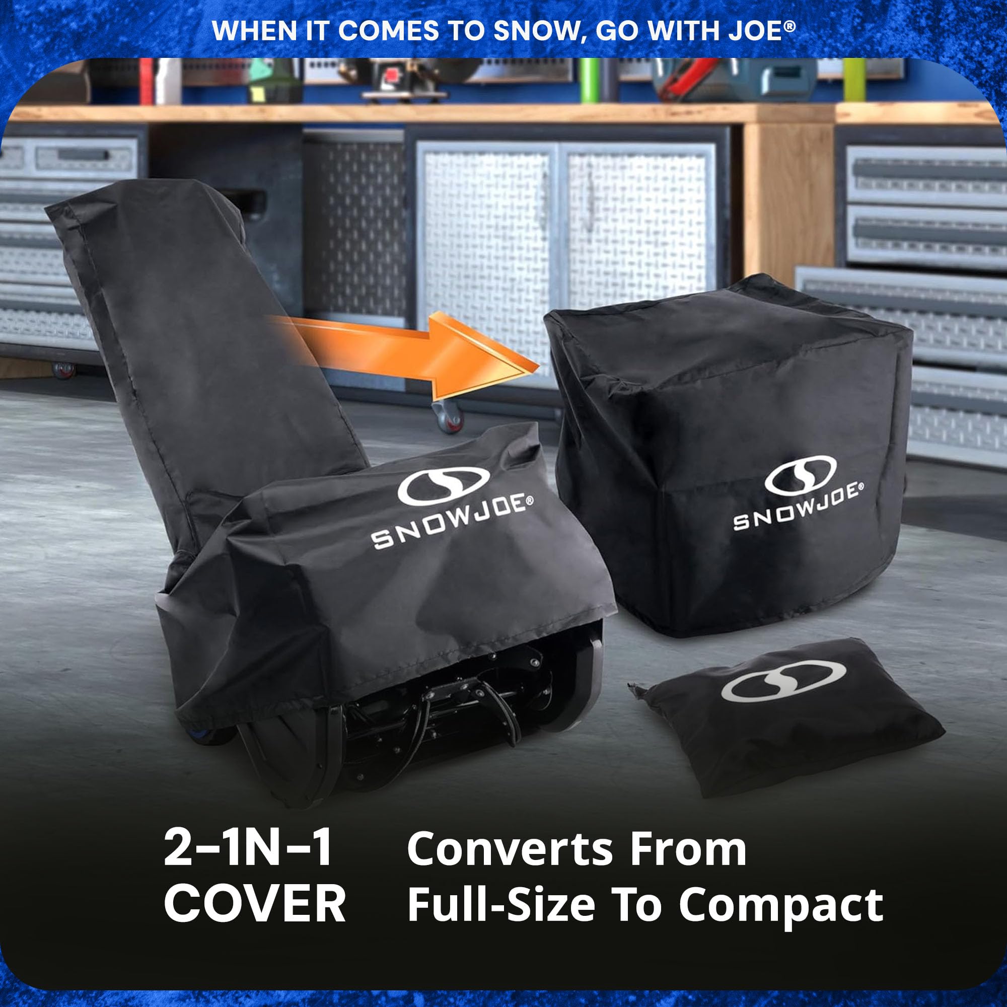 Snow Joe 48V Cordless Snow Blower Kit with Cover