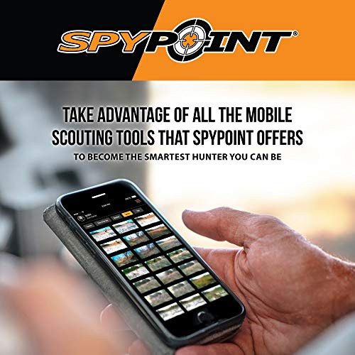 SPYPOINT LINK-MICRO-LTE Trail Camera-4 LED Infrared Flash with 80'f Detection and Motion Sensor,LTECapable Cellular Game Camera 10MP 0.5sec Trigger Speed,Cell Cameras for Hunting-For USA only