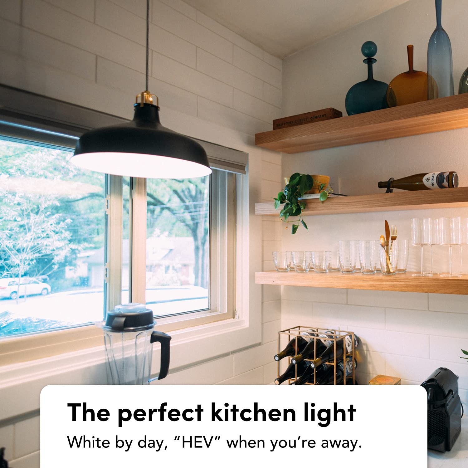 LIFX Clean, A19 1100 lumens, Full Color with Antibacterial HEV, Wi-Fi Smart LED Light Bulb