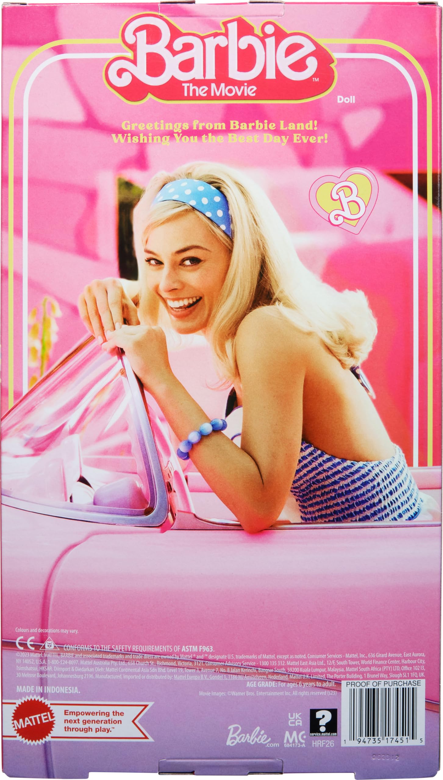 Barbie Plastic Movie 6 Years And Older toy figure