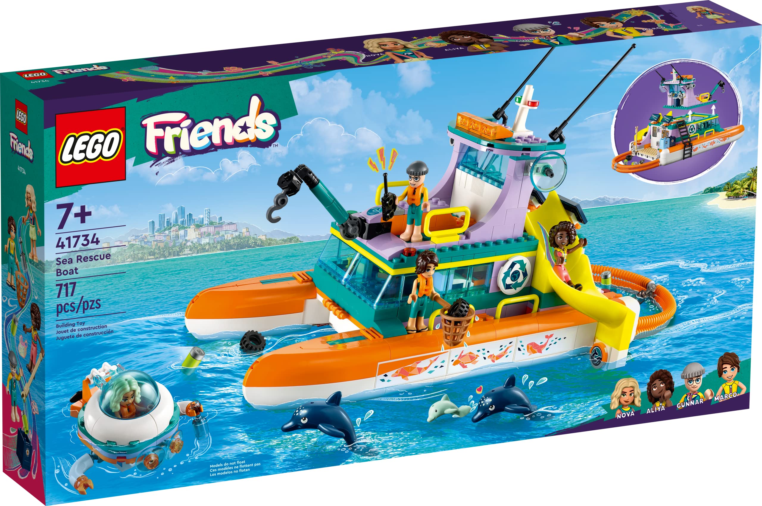 LEGO Friends Sea Rescue Boat 41734