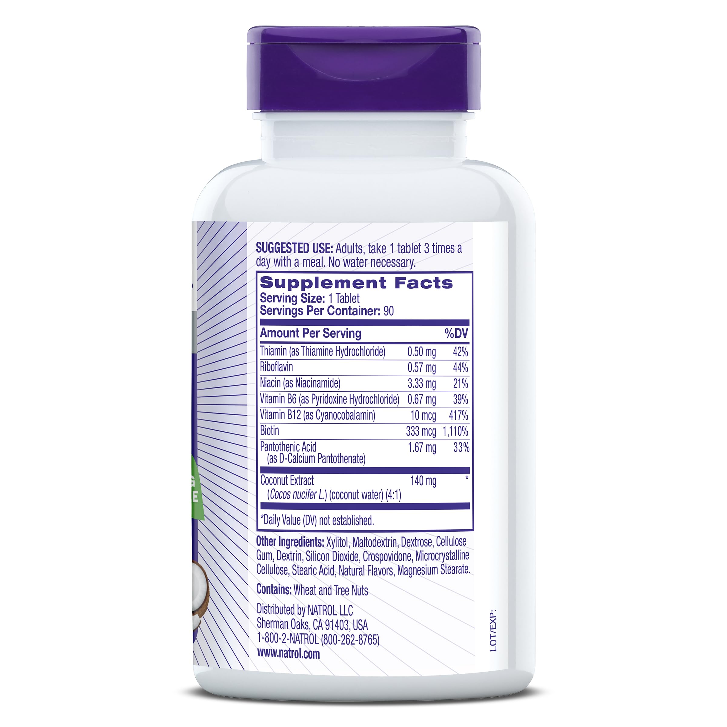 Natrol, B-Complex Fast Dissolve Tablets 90 Count