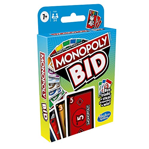 Monopoly Bid Game Card Game