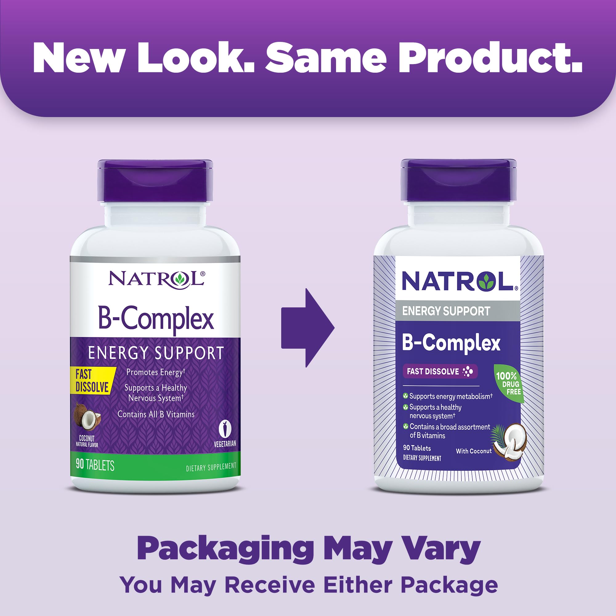 Natrol, B-Complex Fast Dissolve Tablets 90 Count
