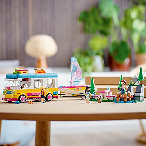LEGO Friends Forest Camper Van and Sailboat 41681 (487 Pieces)