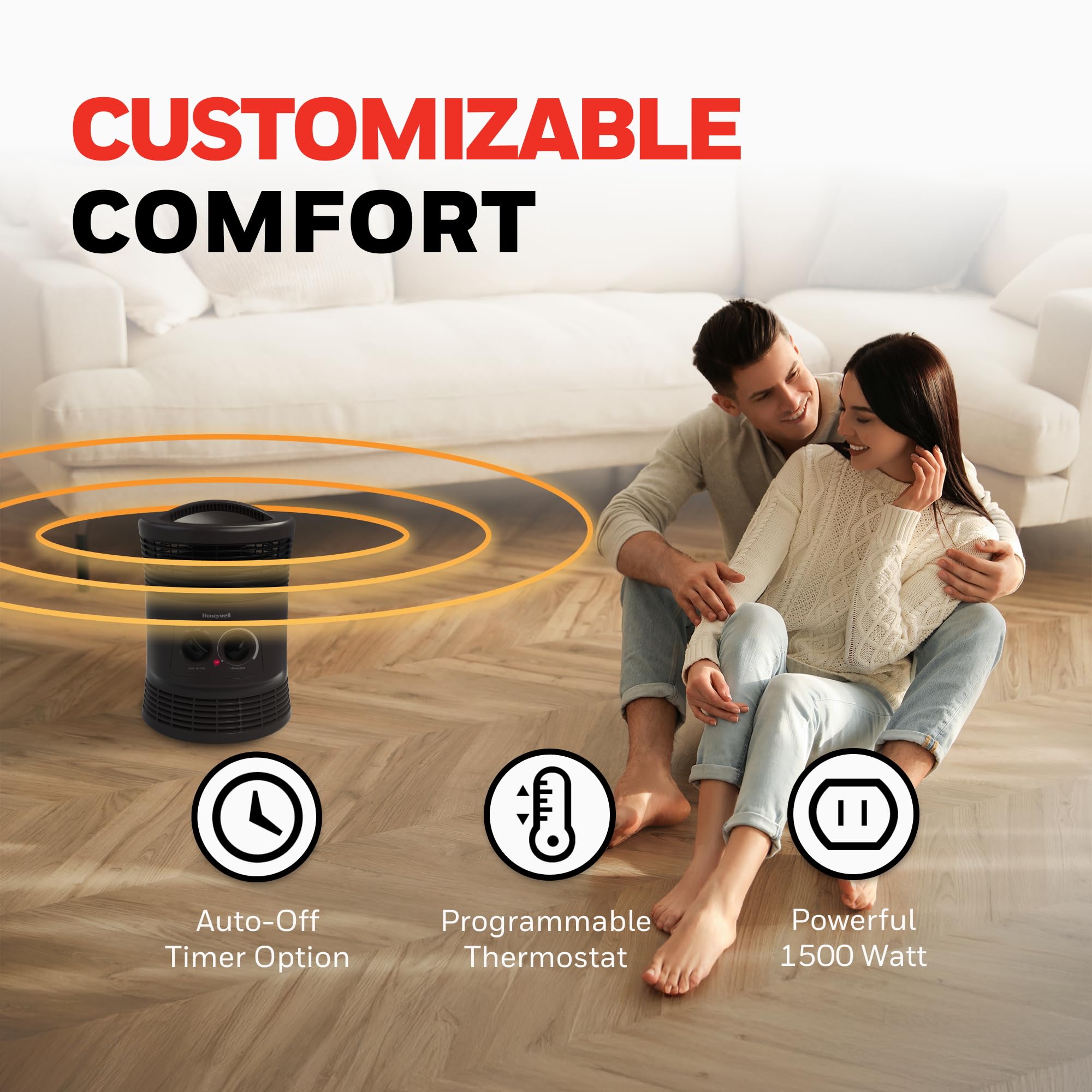 Honeywell HHF360V 360 Degree Surround Fan Forced Heater