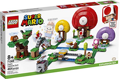 LEGO Super Mario Toad’s Treasure Hunt Expansion Set 71368 Building (464 Pieces)