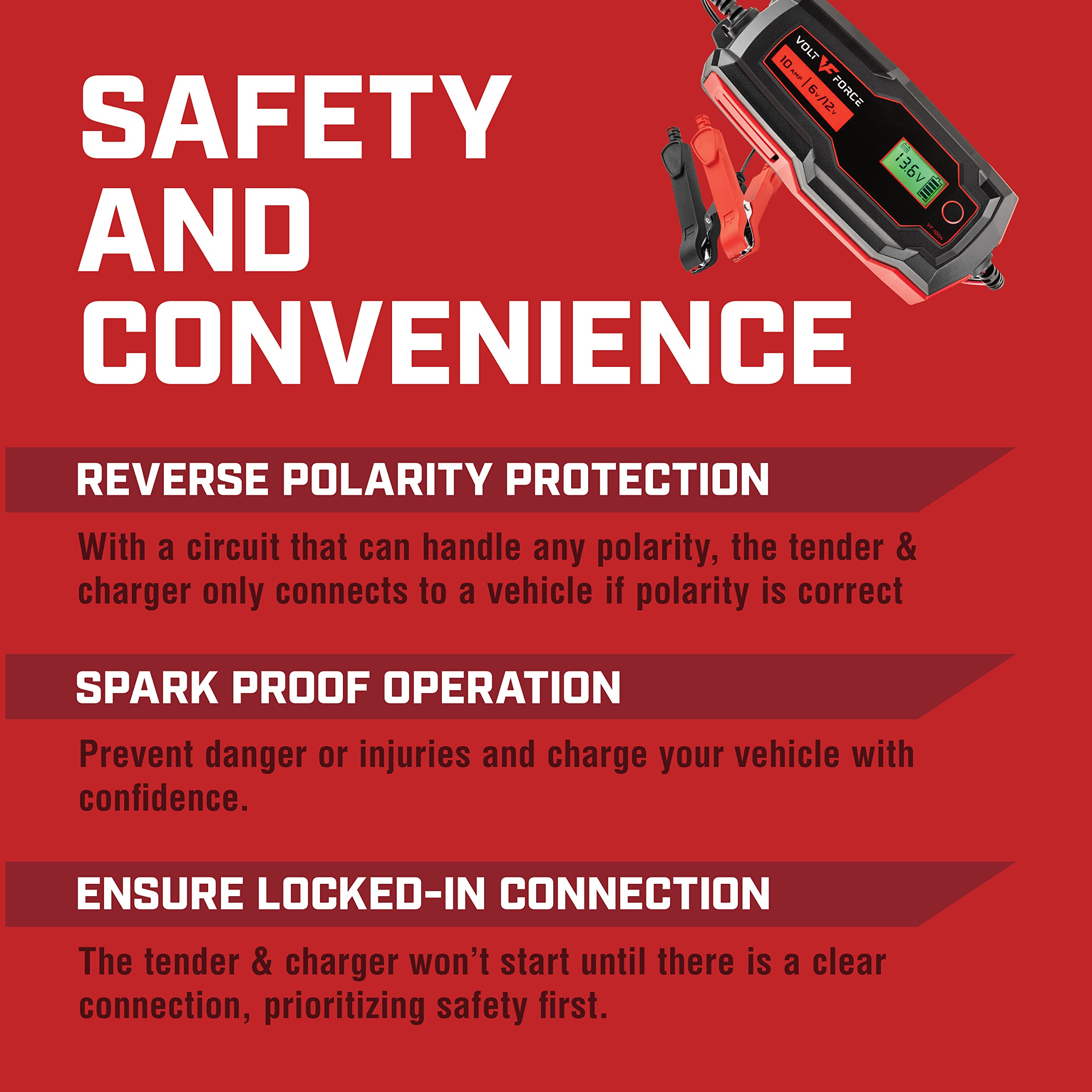 VoltForce Battery Charger and Maintainer
