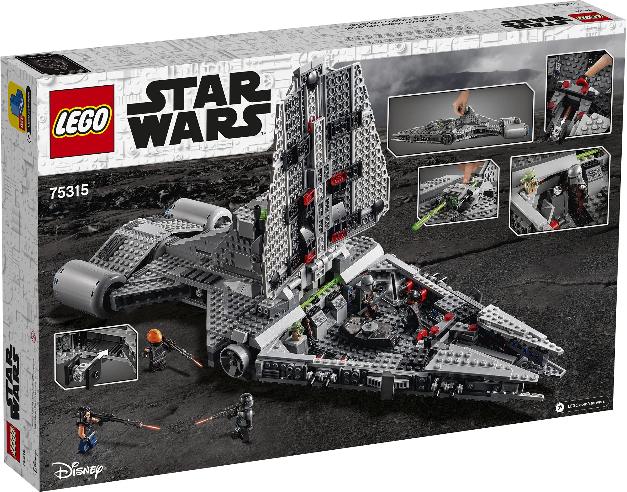 Lego Star Wars: The Mandalorian Imperial Light Cruiser 75315 (1,336 Pieces)