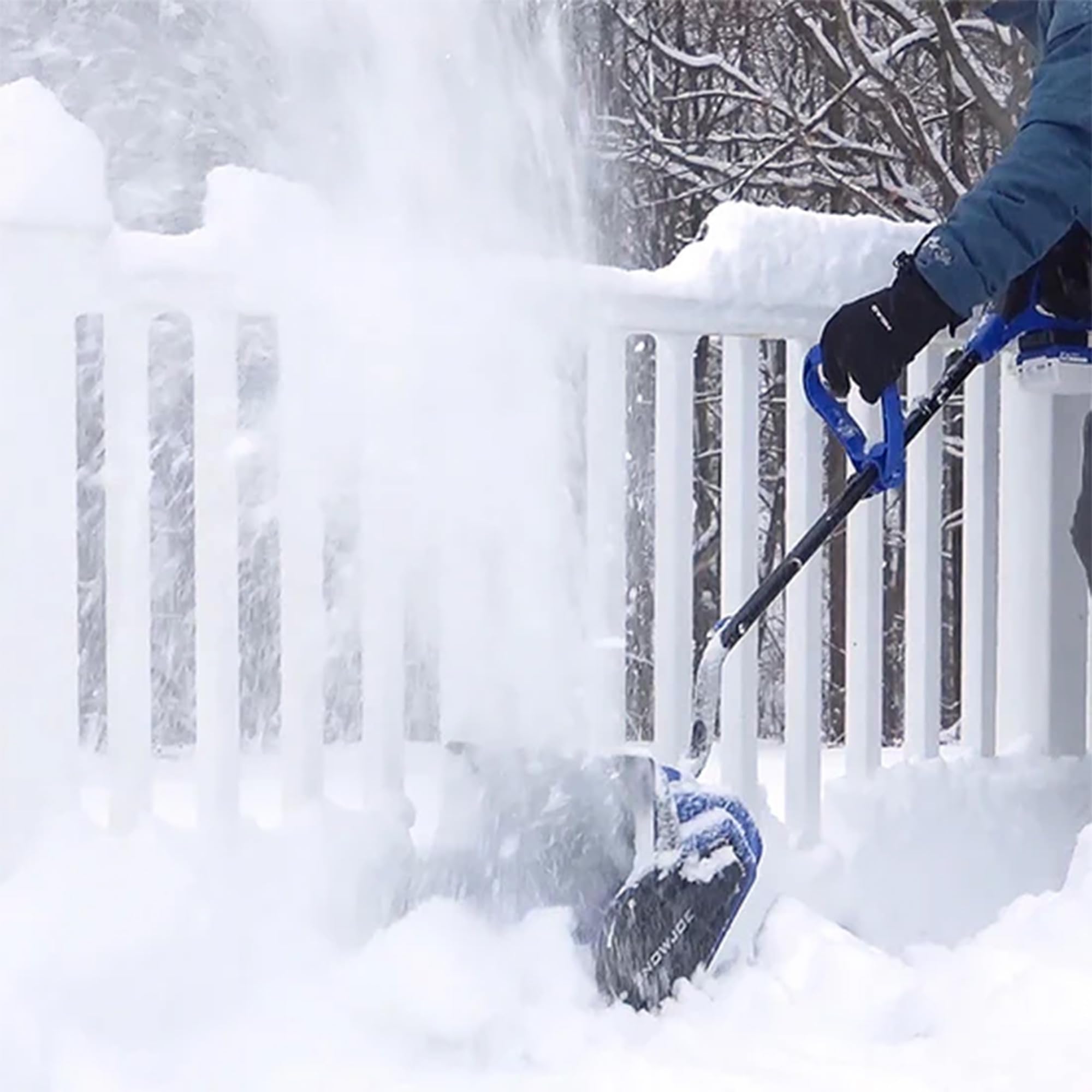 Snow Joe 24V Cordless Electric Shovel Kit w/Battery & Charger, 13″ Clearing Width, 400W Motor