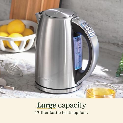 Cuisinart PerfecTemp 1.7-Liter Electric Kettle Cordless Electric Tea Kettle