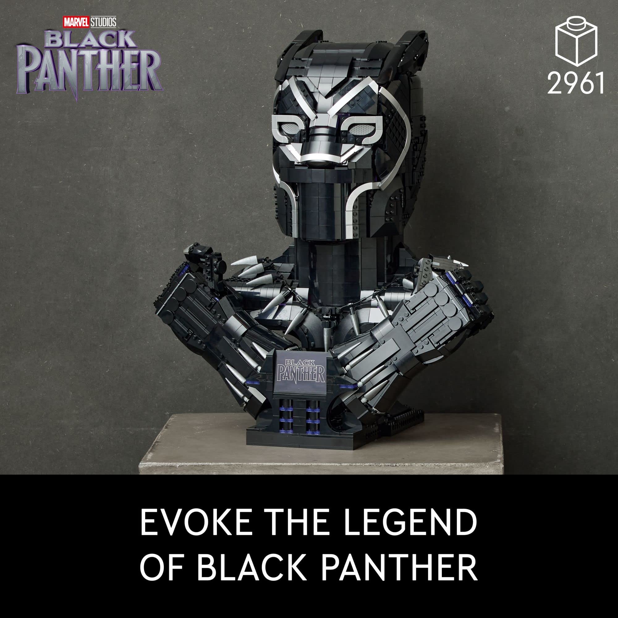LEGO Marvel Black Panther King T’Challa Model Building Kit 76215