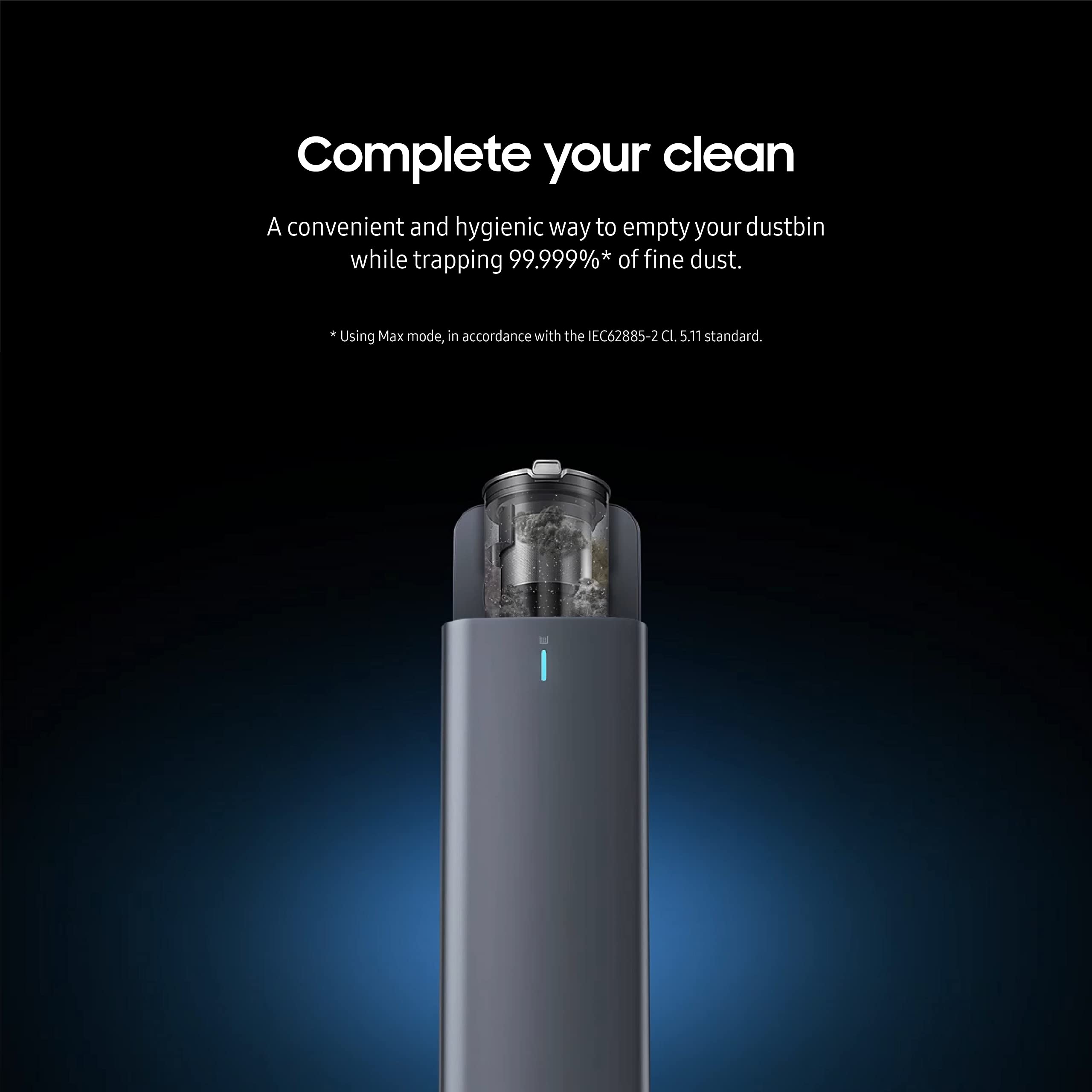 SAMSUNG Jet 75 Complete Cordless Stick Vacuum Cleaner w/ Clean Station