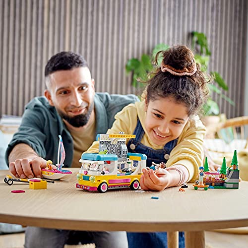 LEGO Friends Forest Camper Van and Sailboat 41681 (487 Pieces)