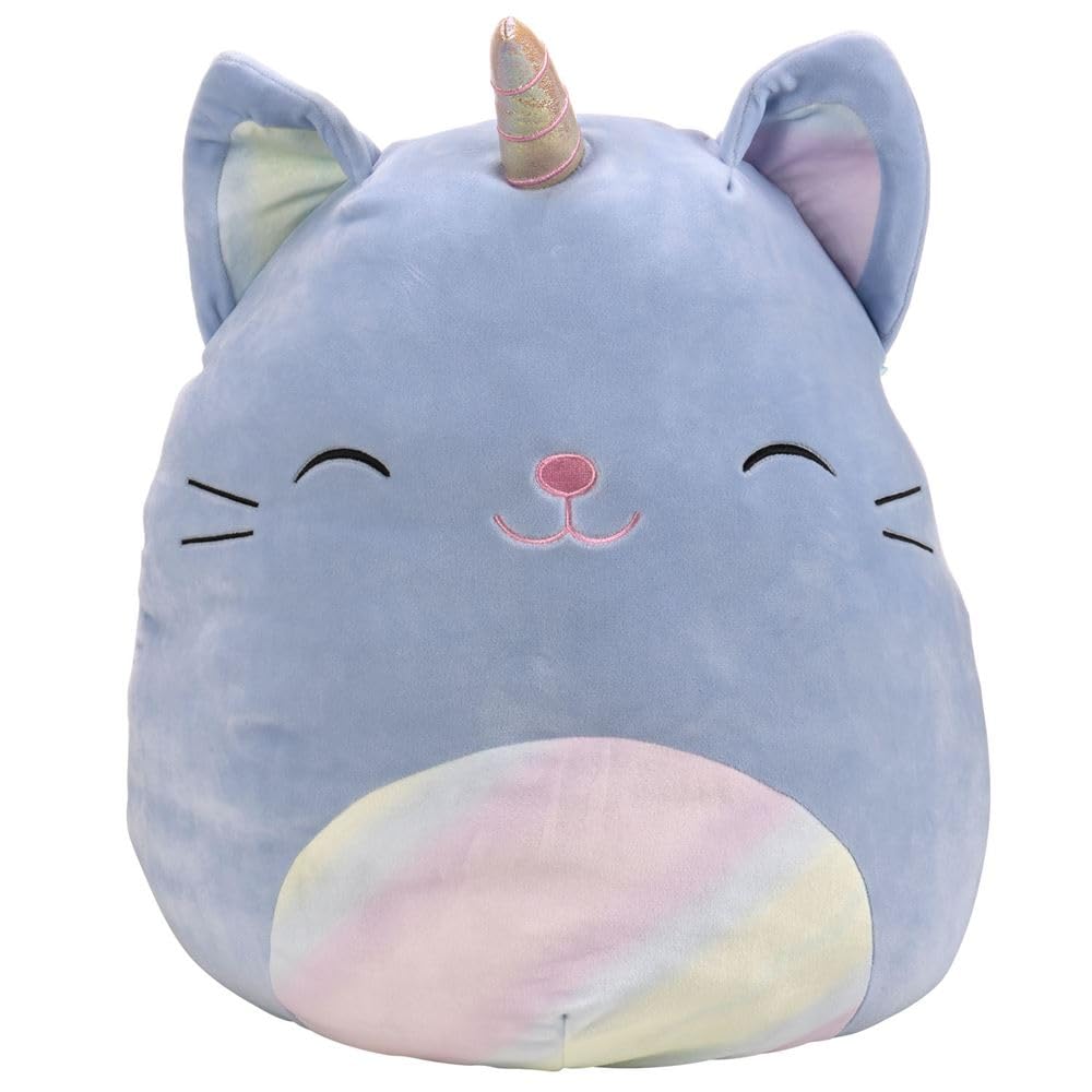 Squishmallows Official Kellytoy Plush 16" Courtney The Lavender Caticorn- Ultrasoft Stuffed Animal Plush Toy