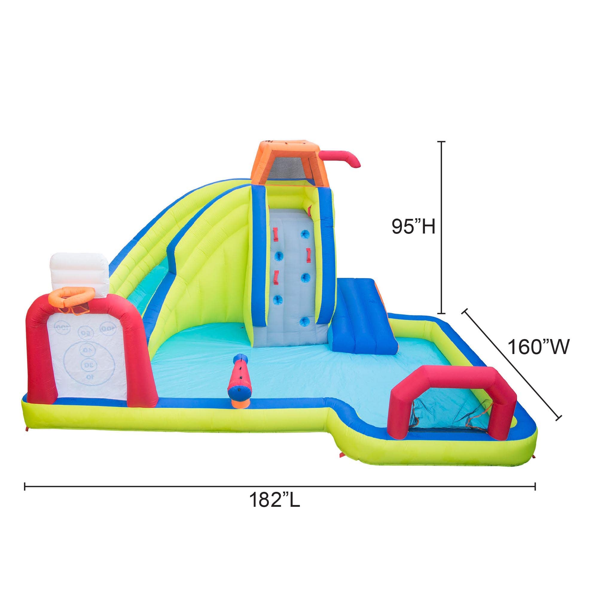 Banzai Inflatable Arcade Splash Water Park