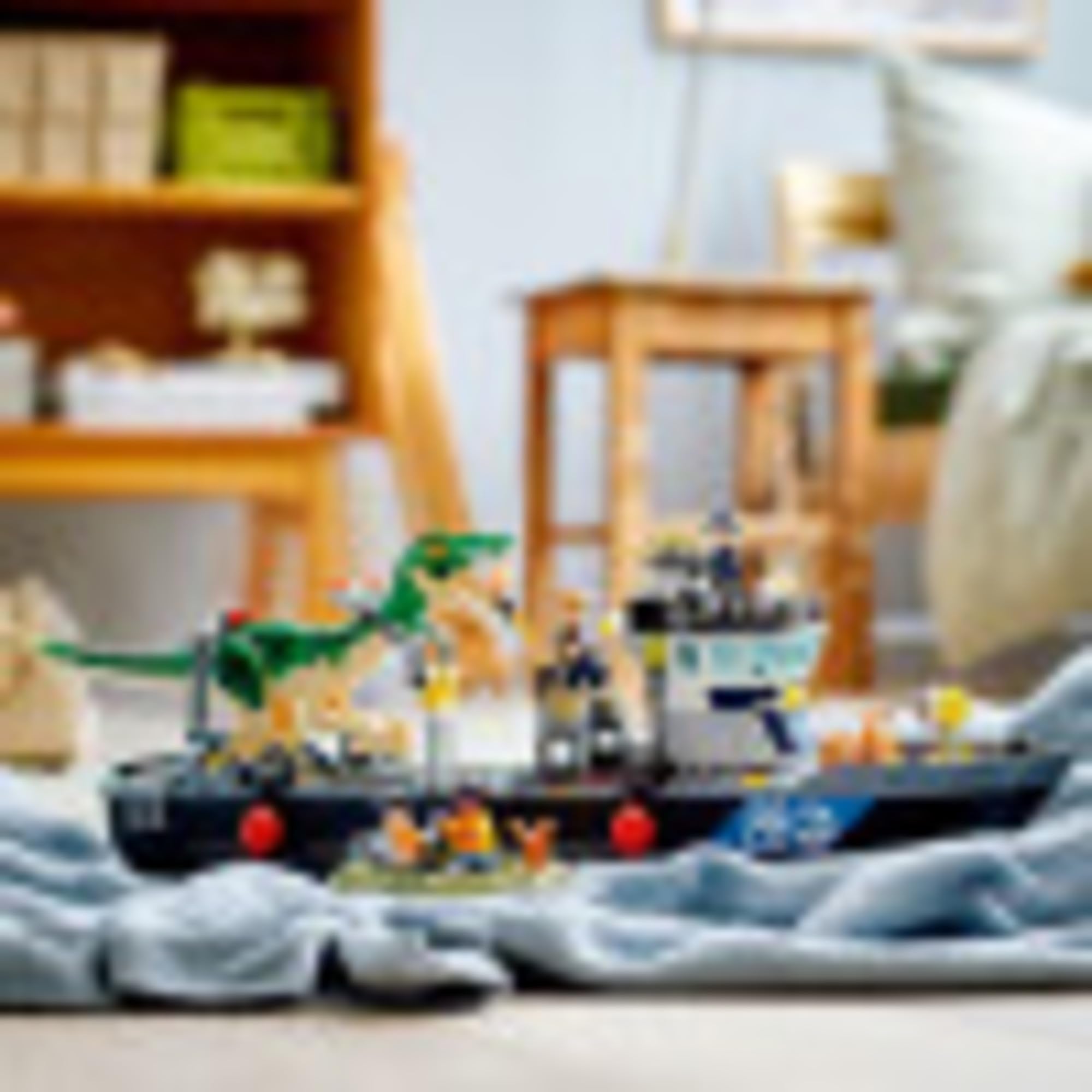 Lego Jurassic World Baryonyx Dinosaur Boat Escape 76942 (308 Pieces)