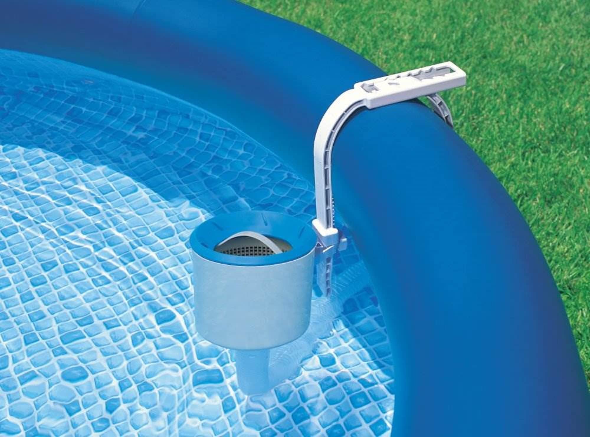 Intex Deluxe Wall Mounted Pool Surface Automatic Skimmer with Removable Strainer