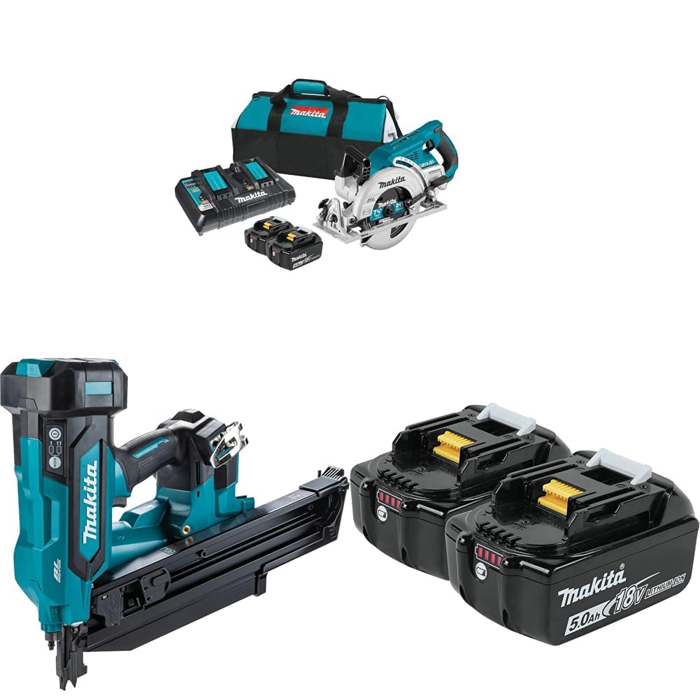 Makita XSR01PT 36V (18V X2) LXT® Brushless Rear Handle 7-1/4" Circular Saw Kit (5.0Ah)