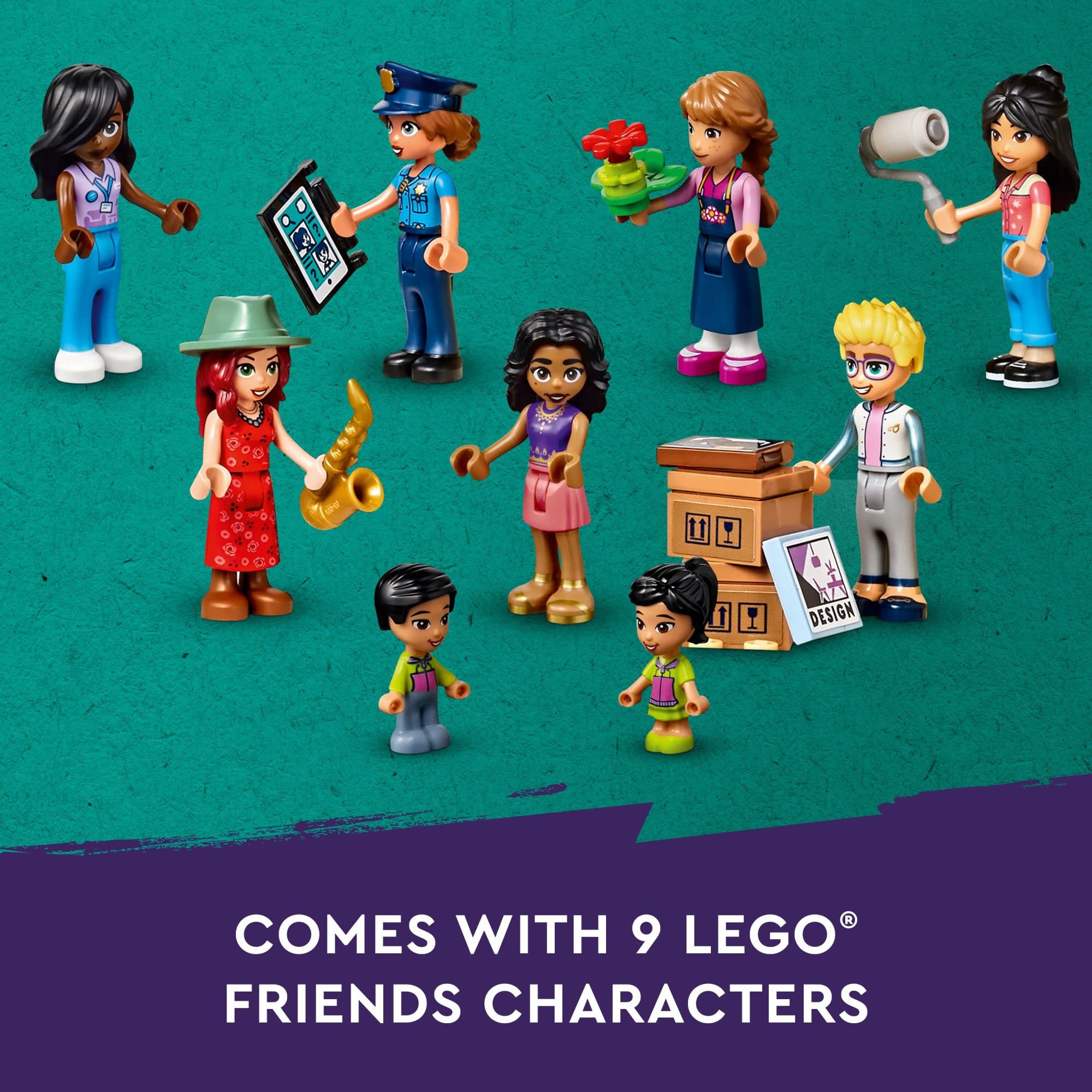 LEGO Friends Downtown Flower and Design Stores 41732