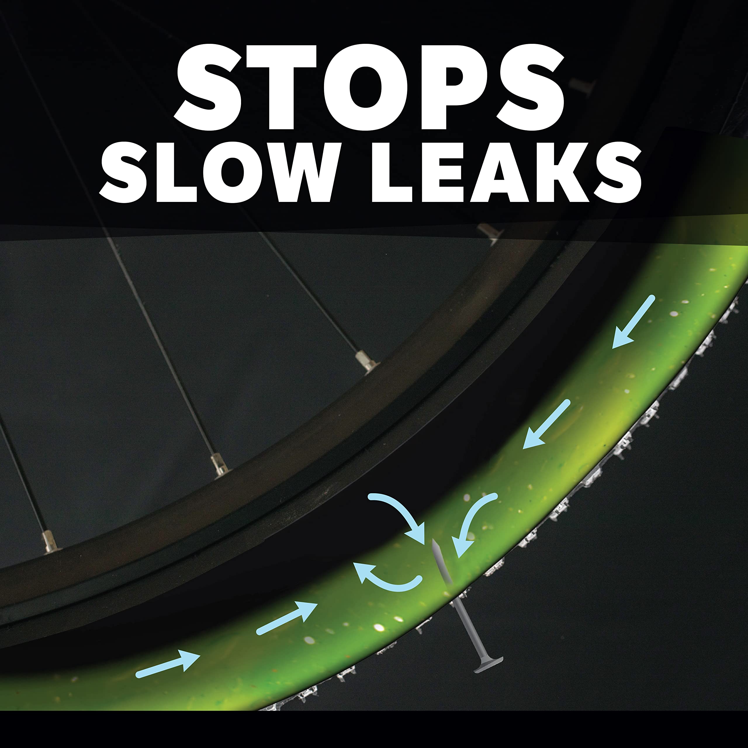 Slime 10003 Bike Tube Puncture Repair Sealant, Prevent and Repair, Suitable for All Bicycles, Non-Toxic
