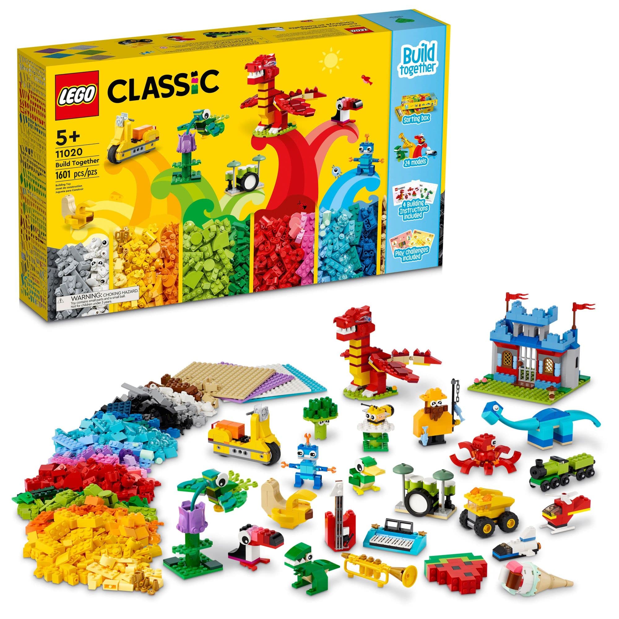 LEGO Classic Build Together 11020 (1601 Pieces)