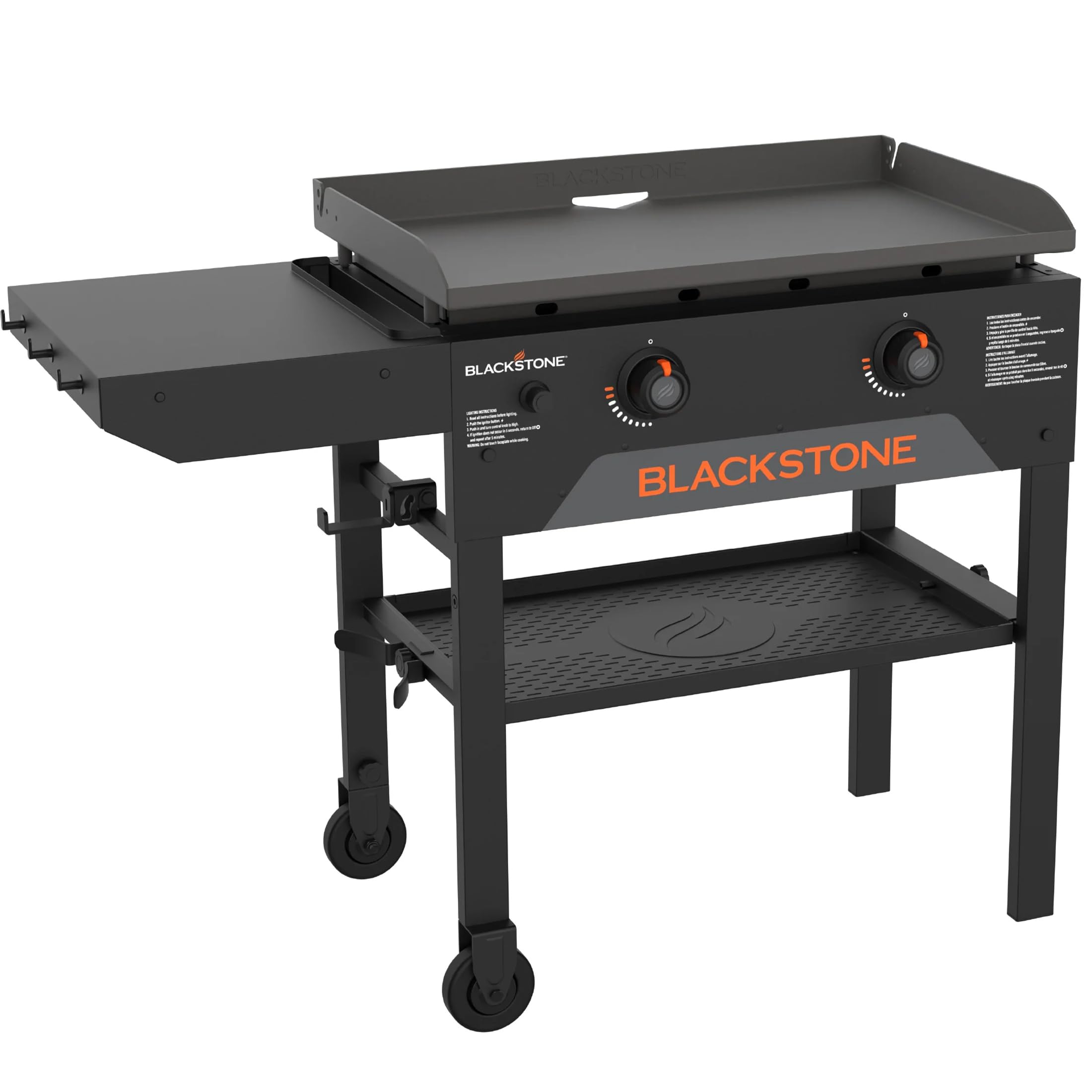 Blackstone 1853 Flat Top Gas Grill 2 Burner Propane 28” Outdoor