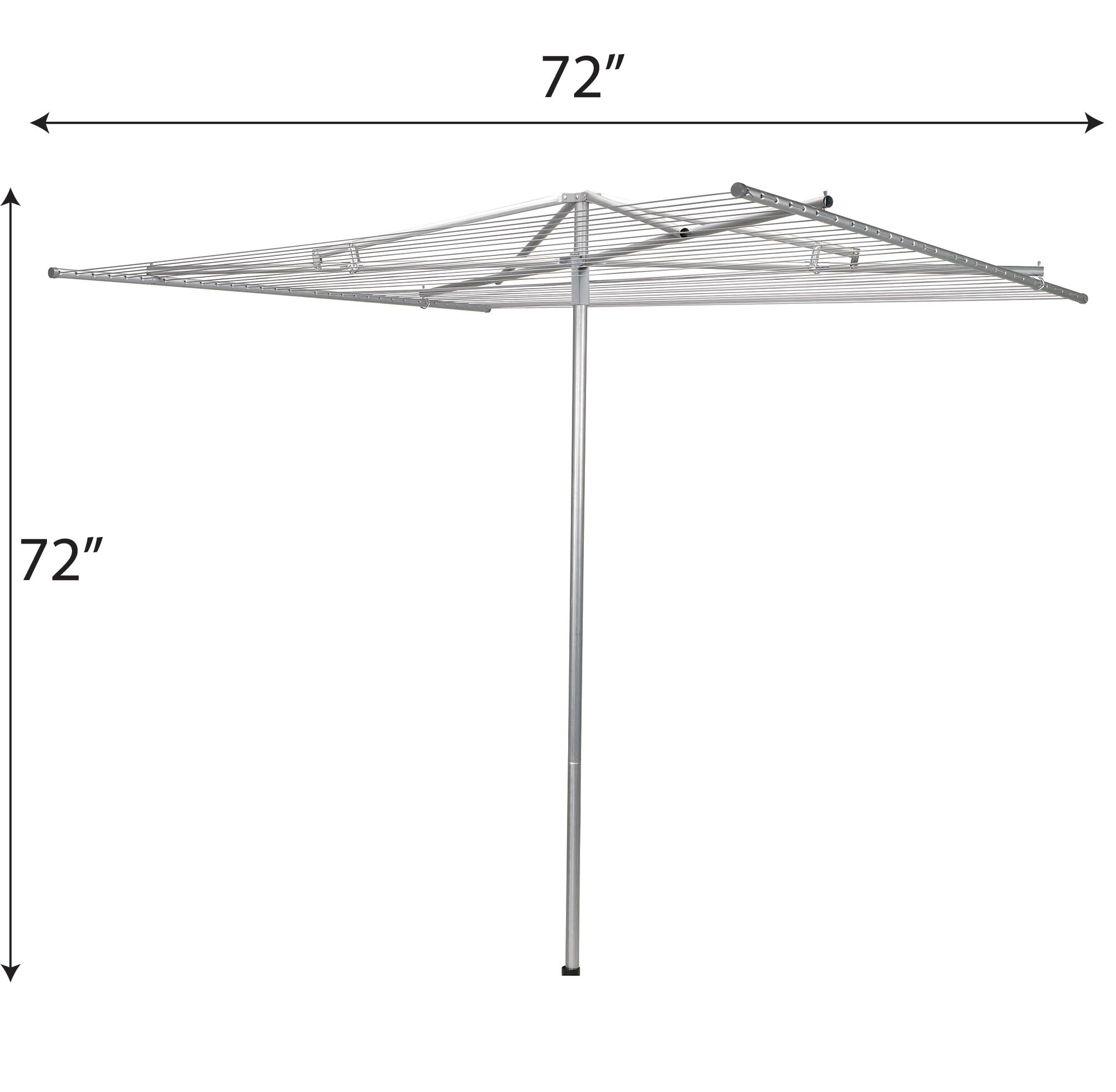 Household Essentials 1710 Height Adjustable Outdoor Umbrella Drying Rack