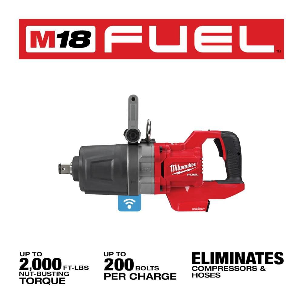 Milwaukee M18 FUEL 1 in. D-Handle High Torque Impact Wrench with ONE-KEY Kit