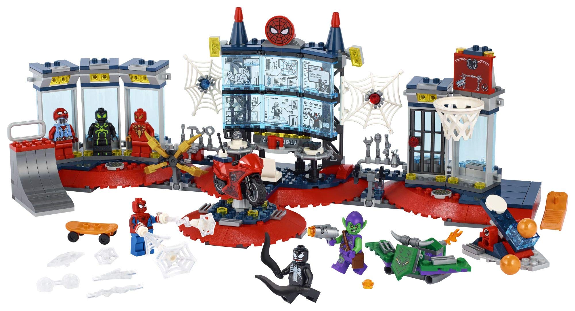 LEGO Marvel Spider-Man Attack on The Spider Lair 76175 (466 Pieces)