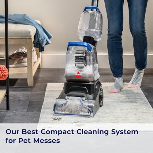 BISSELL TurboClean, Upright Carpet Cleaner, Pro Max Clean & Protect + Oxy Urine Eliminator Formula Included