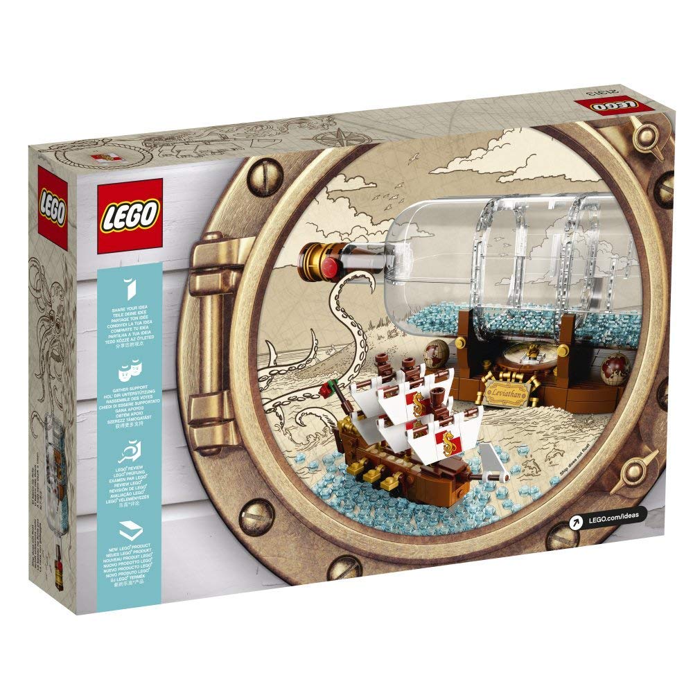 LEGO 21313 Ideas Ship in Bottle Construction