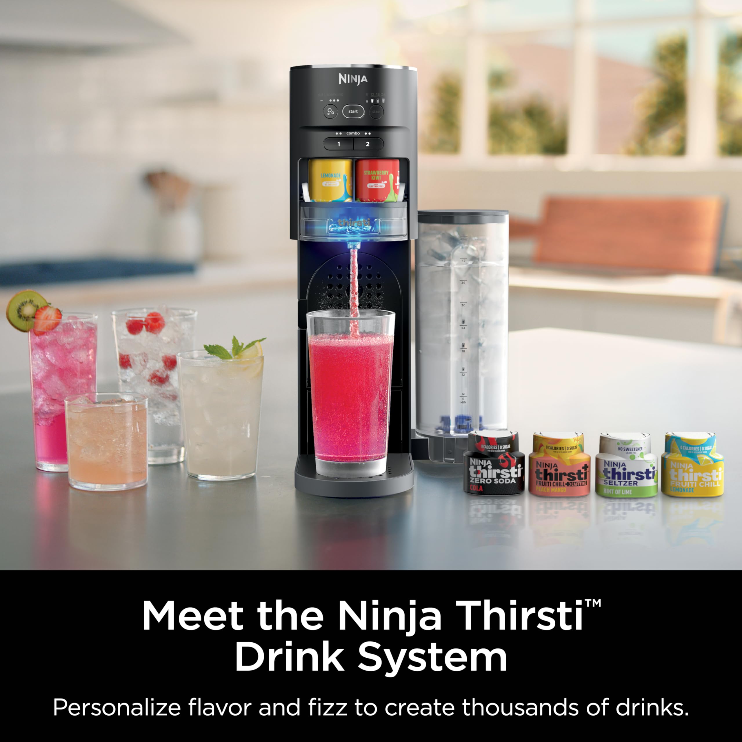 Ninja Thirsti Drink System, Soda Maker