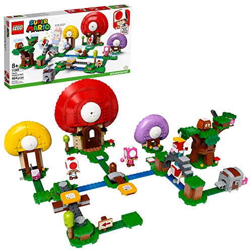 LEGO Super Mario Toad’s Treasure Hunt Expansion Set 71368 Building (464 Pieces)