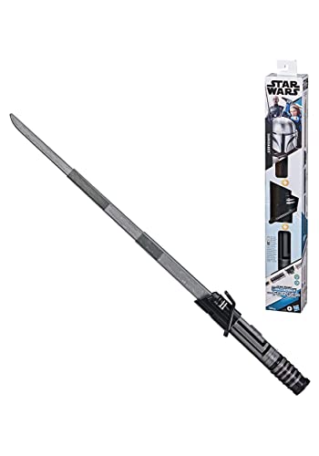 STAR WARS Lightsaber Forge Darksaber Electronic Extendable Black Lightsaber Toy