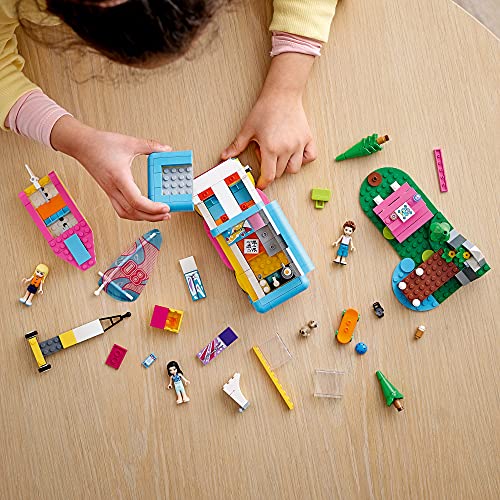 LEGO Friends Forest Camper Van and Sailboat 41681 (487 Pieces)
