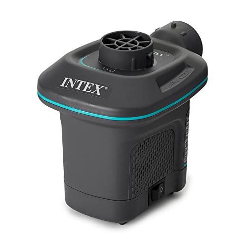 Intex 120V Quick Fill AC Electric Air Pump w/ 3 Interconnected Nozzles (2 Pack)