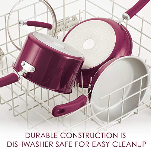 Rachael Ray Create Delicious Nonstick Cookware Induction Pots and Pans Set